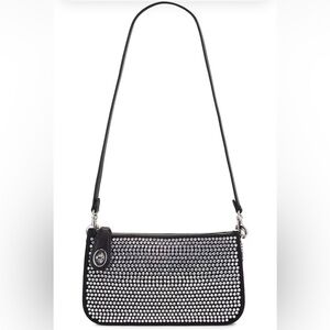 COACH | Black Penn Shoulder Bag w/ Crystal NWT